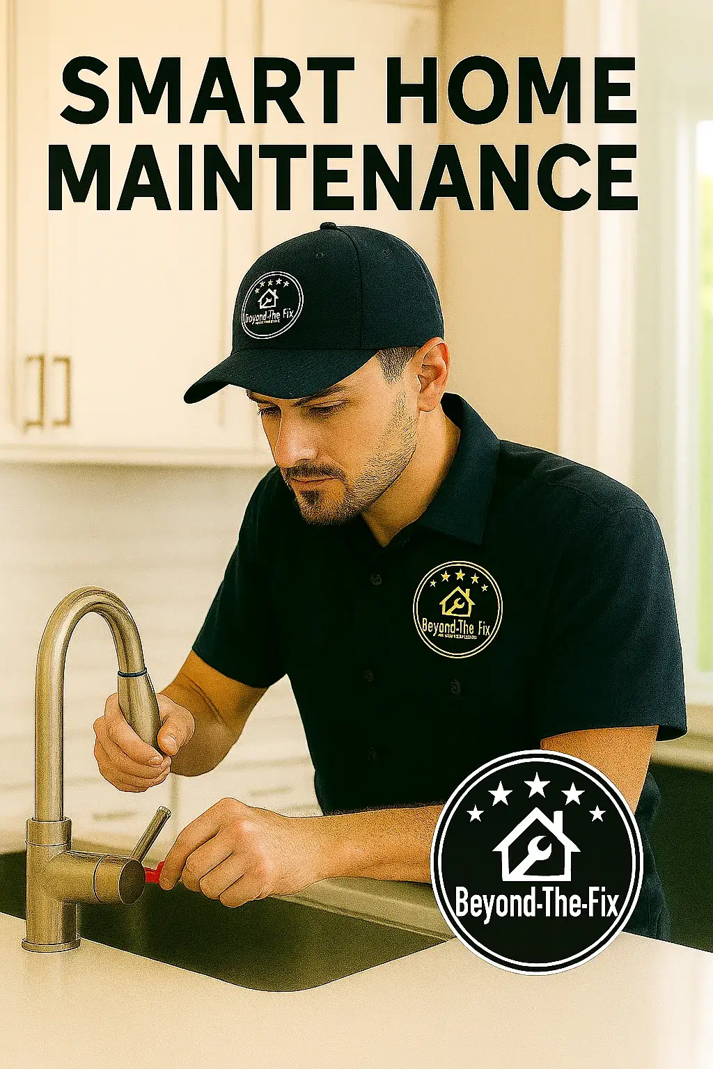 Beyond-The-Fix Handyman Fixing Faucet Under Maintenance Plan